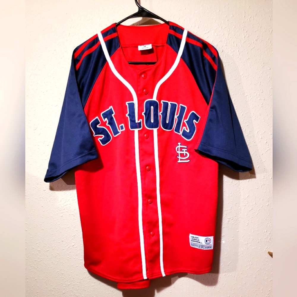 MLB St Louis Cardinals Stitched True Fan Throwback Jersey Size Medium